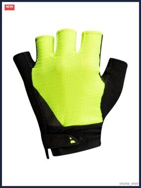 3D Gel Padded Fingerless Cycling Gloves Men 4-Way Stretch Bike Gloves